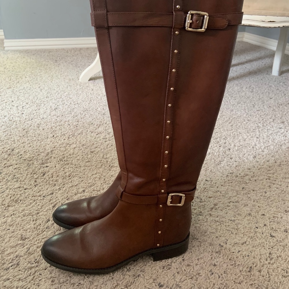 8.5 Vince Camuto NWOT Leather Riding Boots